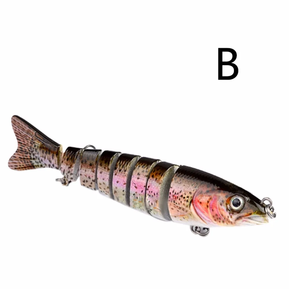 Hot Sale 13cm Multi Jointed 8 Segement Pike Fishing Lure bait Crankbait Minnow Rip Hard Bait Bass Fishing Lure
Hot Sale 13cm Multi Jointed 8 Segement Pike Fishing Lure bait Crankbait Minnow Rip Hard Bait Bass Fishing Lure