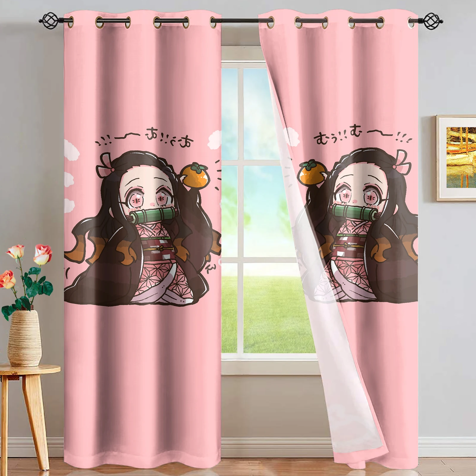 Demon Slayer Print Anime Curtains for Window Treatment Drapes Window Curtain for Living Room Bedroom Blinds Kids Room Home Decor
Demon Slayer Print Anime Curtains for Window Treatment Drapes Window Curtain for Living Room Bedroom Blinds Kids Room Home Decor
