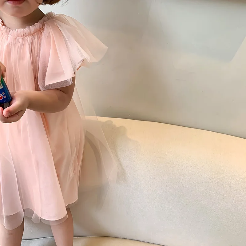 2021 New Style Girls Patchwork Dress Fashion Summer Cotton Girls Dresses 1-7 Years