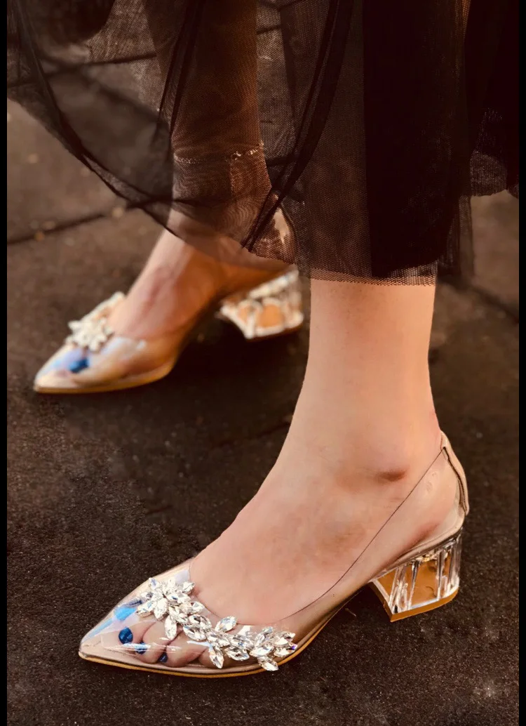 Women's Transparent Heels Shoes Beige Color High-Heeled Shoes Stiletto 
Women's Transparent Heels Shoes Beige Color High-Heeled Shoes Stiletto