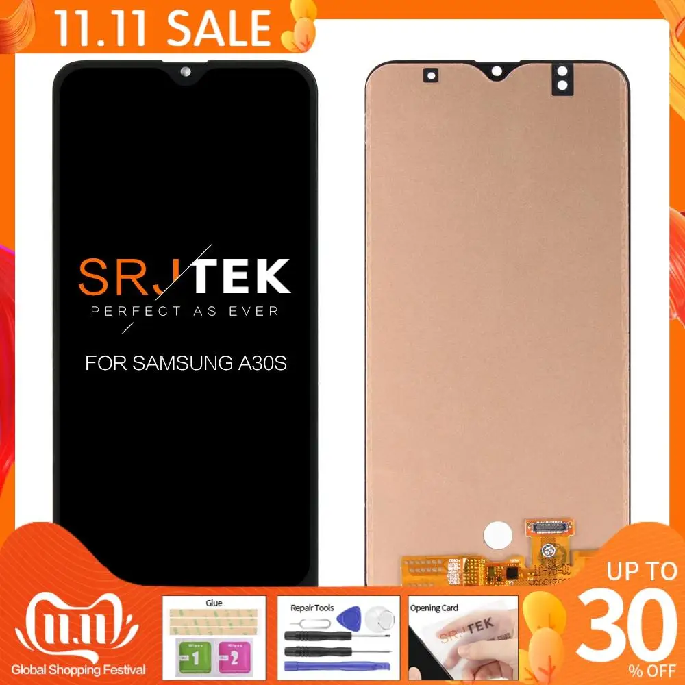 Новый OLED/AMOLED экран для Samsung Galaxy A30S LCD сенсорный дигитайзер сборка дисплей A307 A307F