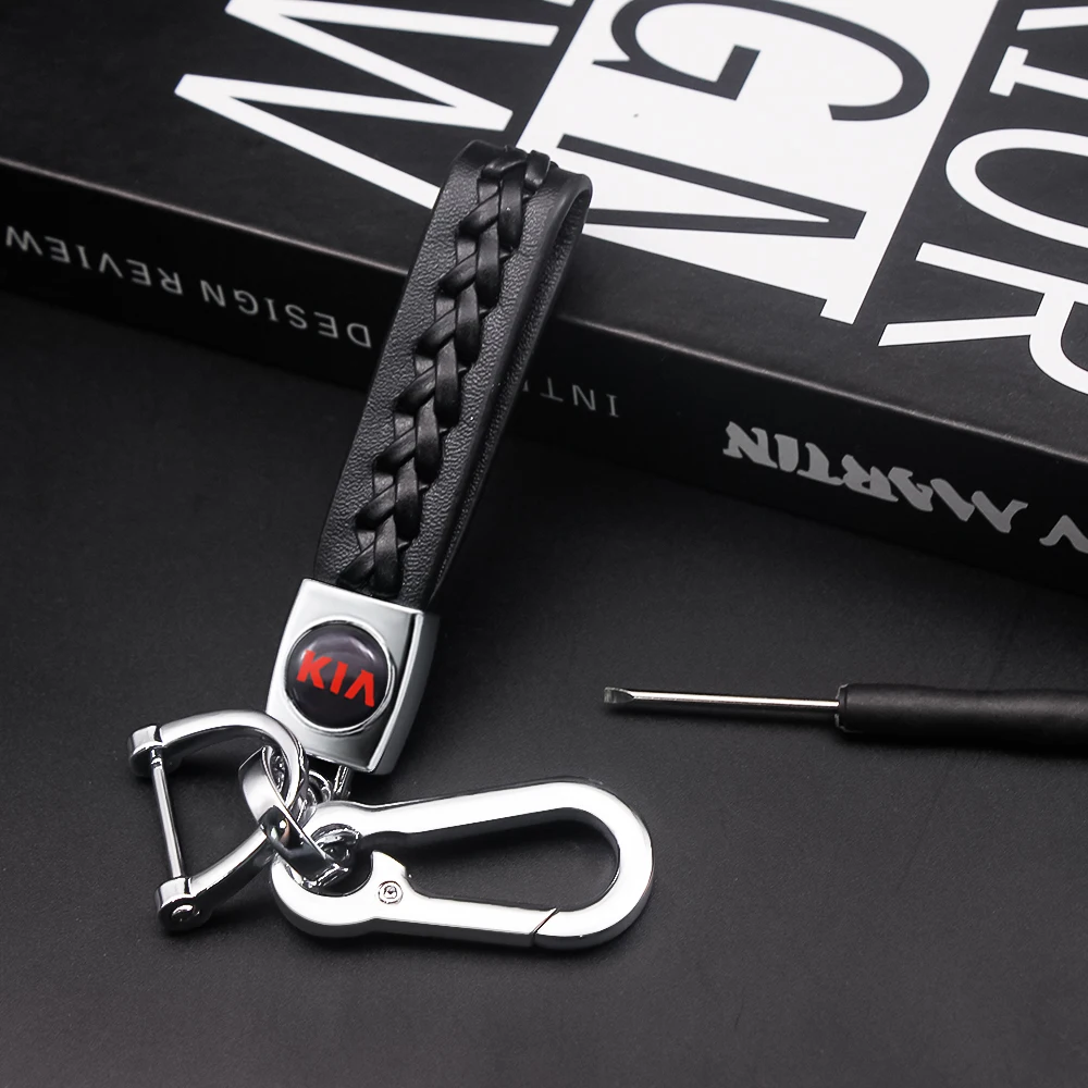 1pc Car Keychain 3D Metal Leather Keyring logo Key Chain Car Stlying for Kia Motors Cerato Sportage R K2 K3 K5 Auto Accessories
1pc Car Keychain 3D Metal Leather Keyring logo Key Chain Car Stlying for Kia Motors Cerato Sportage R K2 K3 K5 Auto Accessories