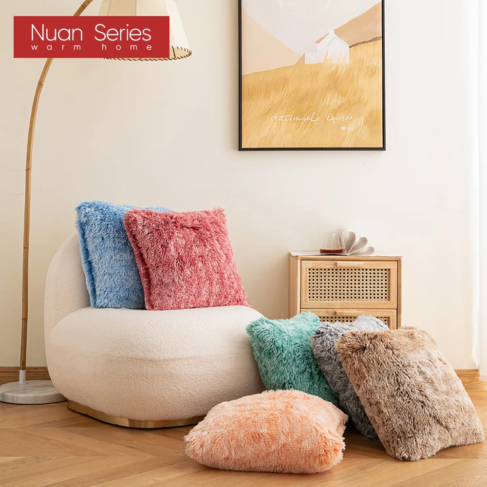 Soft Fur Plush Cushion Cover Home Decor Pillow Covers Living Room Bedroom Sofa Decorative Pillowcase 43x43cm Shaggy Fluffy Cover
Soft Fur Plush Cushion Cover Home Decor Pillow Covers Living Room Bedroom Sofa Decorative Pillowcase 43x43cm Shaggy Fluffy Cover