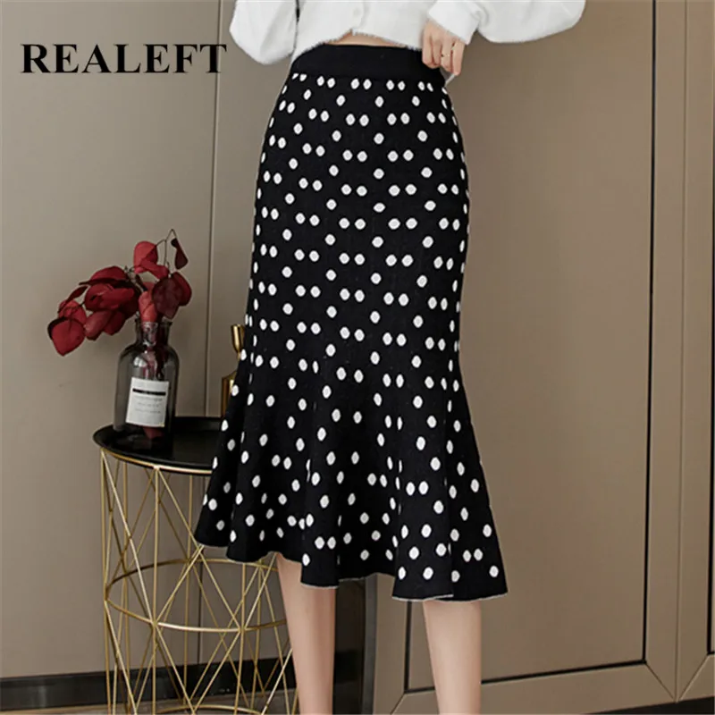 REALEFT 2021 Winter Thickening Women Knitted Skirts Female High Waist Office Ladies Elastic Dots Knitting Pencil Skirts Female
REALEFT 2021 Winter Thickening Women Knitted Skirts Female High Waist Office Ladies Elastic Dots Knitting Pencil Skirts Female