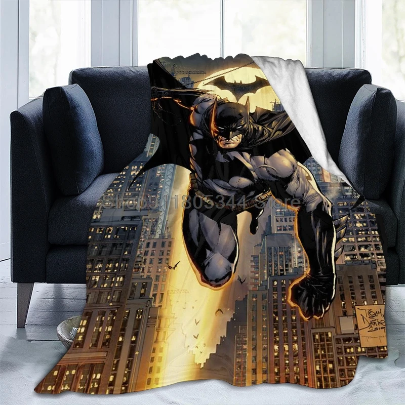 Superhero Batmans Throw Blanket Fuzzy Warm Throws for Winter Bedding 3D Printing Soft Micro Fleece Blanket Mexican
Superhero Batmans Throw Blanket Fuzzy Warm Throws for Winter Bedding 3D Printing Soft Micro Fleece Blanket Mexican