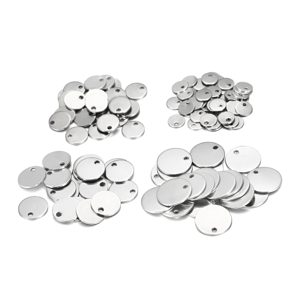 10-50pcs 6-30 mm Blank Dog Tags Pendants Stainless Steel Round Stamping DIY Bracelet Charm Jewelry Findings Supplies Wholesale
10-50pcs 6-30 mm Blank Dog Tags Pendants Stainless Steel Round Stamping DIY Bracelet Charm Jewelry Findings Supplies Wholesale