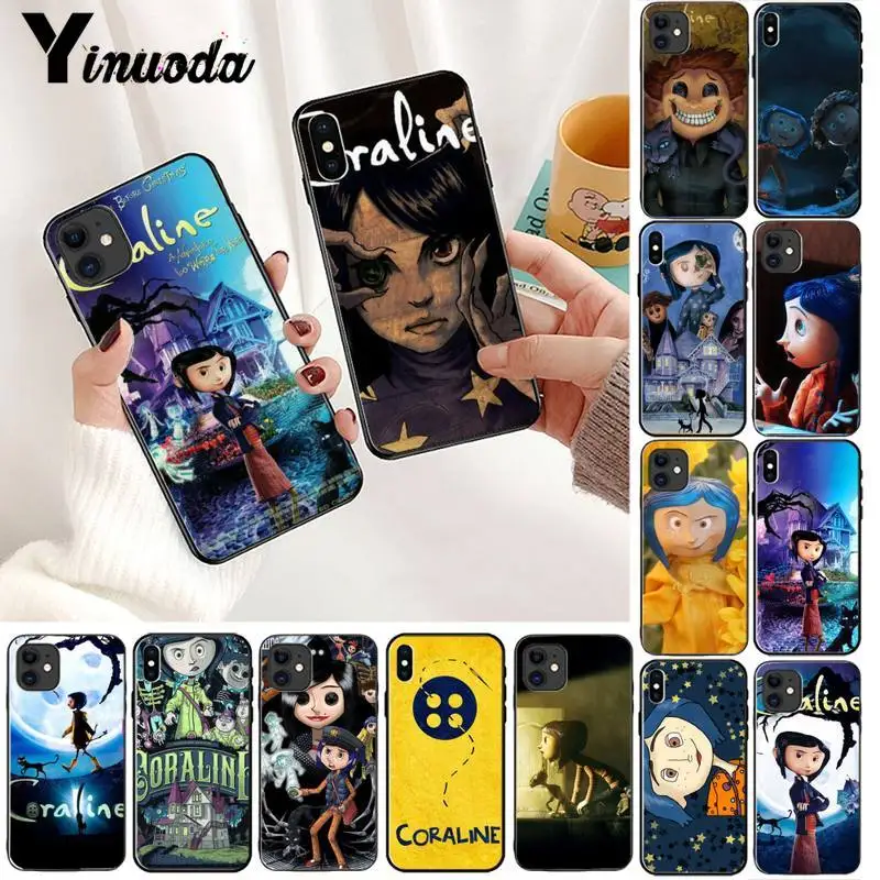 Yinuoda Movie Coraline Soft Silicone TPU Phone Cover For iPhone 11 8 7 6 6S Plus X XS MAX 5 5S SE 2020 XR 11 pro Cover
Yinuoda Movie Coraline Soft Silicone TPU Phone Cover For iPhone 11 8 7 6 6S Plus X XS MAX 5 5S SE 2020 XR 11 pro Cover