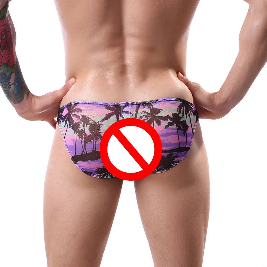 Men's Print Tree Print Natural Washed Breathable Sexy Underwear Sexy printed breathable youth triangle underwear New 2020
Men's Print Tree Print Natural Washed Breathable Sexy Underwear Sexy printed breathable youth triangle underwear New 2020