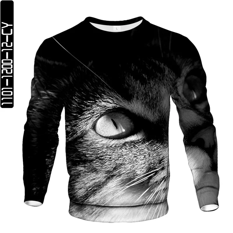3D printing cat series new spring and autumn men's and women's round neck sweater sweatshirt fashion casual street couple wear
3D printing cat series new spring and autumn men's and women's round neck sweater sweatshirt fashion casual street couple wear