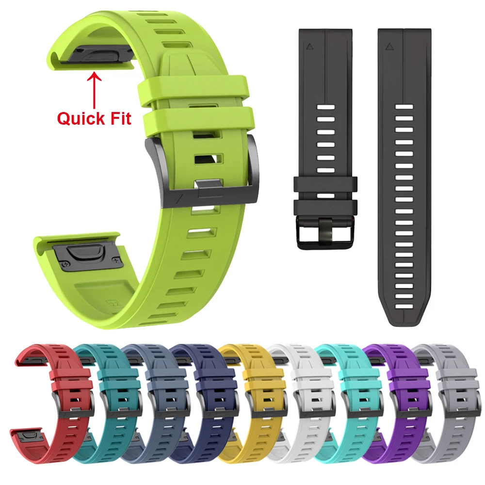 Ремешок силиконовый для Garmin Fenix5x D2 Delta PX, быстросъемный браслет для наручных часов Garmin Fenix 5x Plus 3 3 HR, 26 мм
Ремешок силиконовый для Garmin Fenix5x D2 Delta PX, быстросъемный браслет для наручных часов Garmin Fenix 5x Plus 3 3 HR, 26 мм