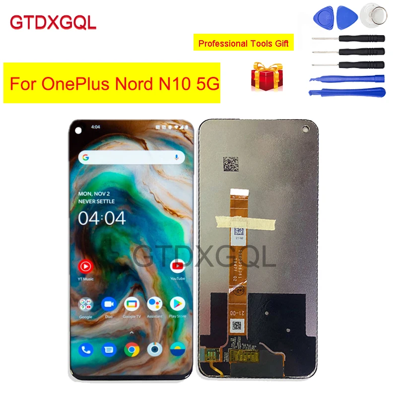 NEW For OnePlus Nord N10 5G LCD BE2029 BE2025 BE2026 BE2028 Display Touch Panel Screen Digitizer Assembly Repair Parts 6.49 inch
NEW For OnePlus Nord N10 5G LCD BE2029 BE2025 BE2026 BE2028 Display Touch Panel Screen Digitizer Assembly Repair Parts 6.49 inch
