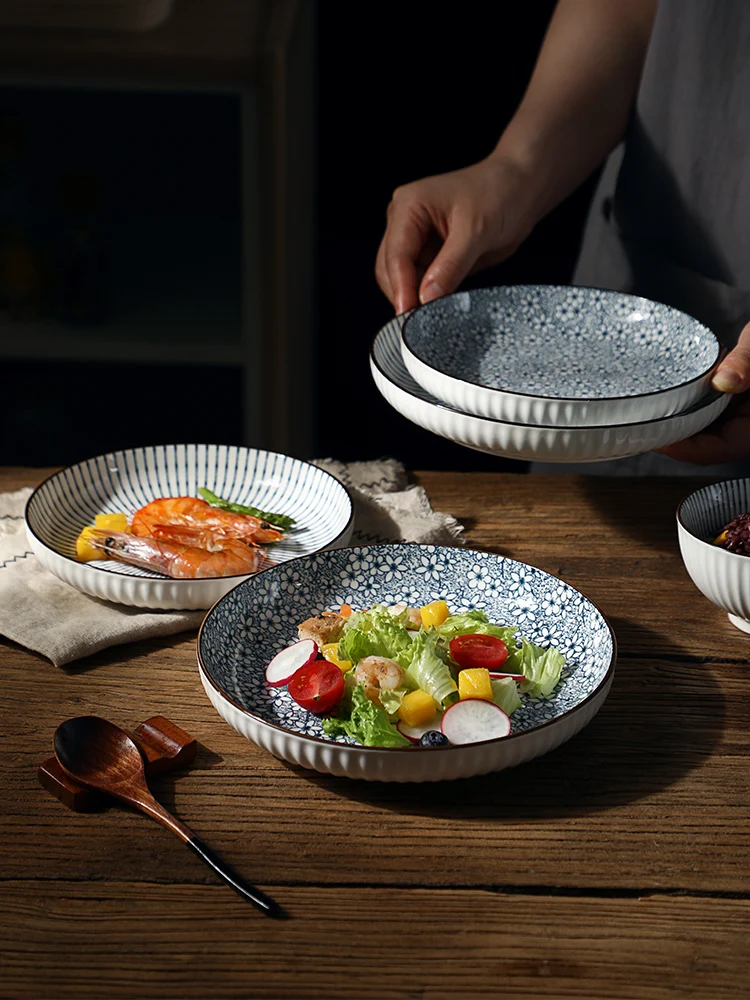 Modern White Dinner Plates Striped Porcelain Home Decor Japanese Dinner Plates Fruit Kitchen Assiettes De Table Plates BF50DP
Modern White Dinner Plates Striped Porcelain Home Decor Japanese Dinner Plates Fruit Kitchen Assiettes De Table Plates BF50DP