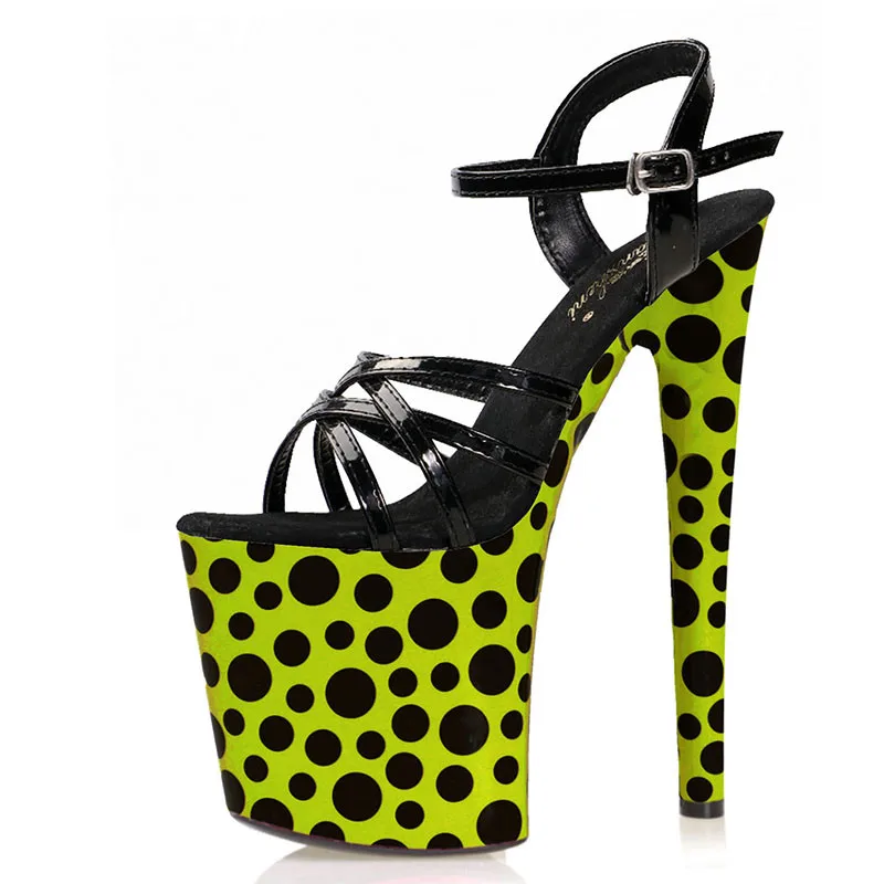 20CM Wave Point New Nightclub Platform Sandals Sexy Fetish Stripper Heels Open Toe Pole Dance Shoes Party High Model Women Dress
20CM Wave Point New Nightclub Platform Sandals Sexy Fetish Stripper Heels Open Toe Pole Dance Shoes Party High Model Women Dress