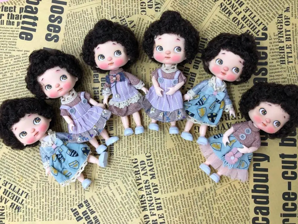 Customized face for holal dolls 16cm like doll Random delivery of clothes | Игрушки и хобби