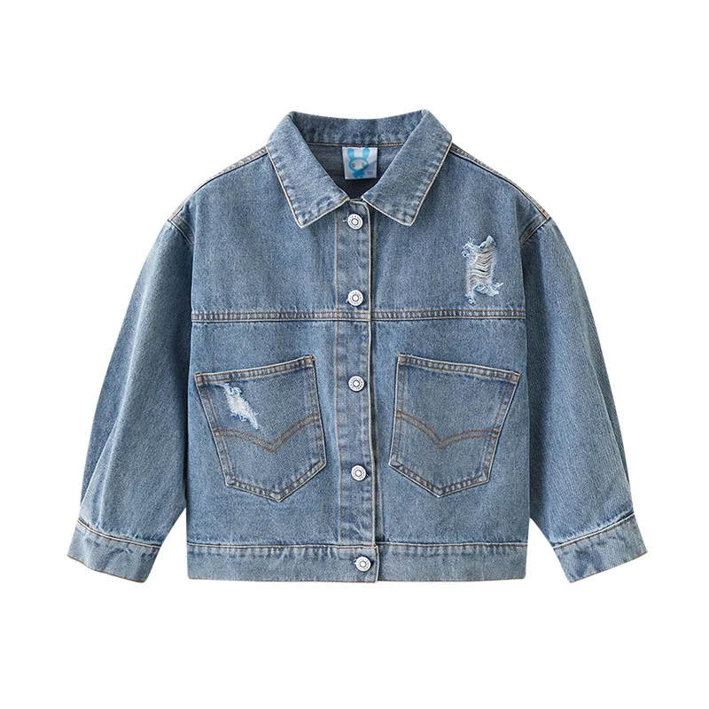 Girls Jackets 2021 Spring Autumn Fashion Turndown Collar Outerwear Childrens Denim Jacket Long Sleeve Kids Clothes Teens Coat 
Girls Jackets 2021 Spring Autumn Fashion Turndown Collar Outerwear Childrens Denim Jacket Long Sleeve Kids Clothes Teens Coat
