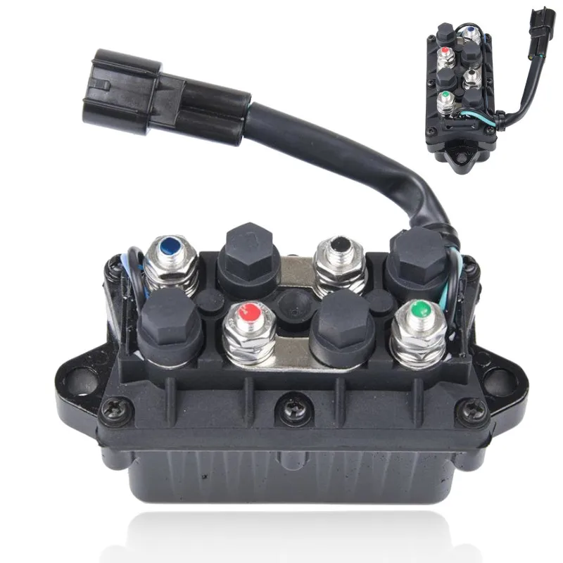 61A-81950-00-00 3 Pin 12V Trim Relay Boat Motor Power for Yamaha 60HP To 200HP Engine 120A Waterproof Aluminum Bronze+Plastic
61A-81950-00-00 3 Pin 12V Trim Relay Boat Motor Power for Yamaha 60HP To 200HP Engine 120A Waterproof Aluminum Bronze+Plastic