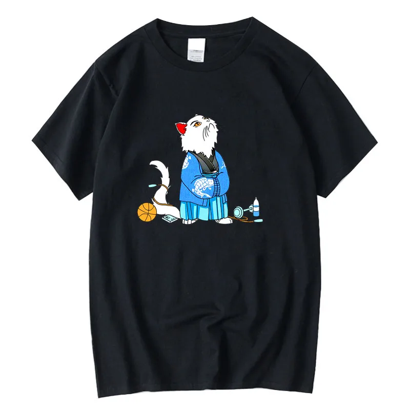 XIN YI Men's High Quality 100% cotton streetwear Funny cat printing T shirt casual loose short sleeve men t-shirt o-neck t-shirt
XIN YI Men's High Quality 100% cotton streetwear Funny cat printing T shirt casual loose short sleeve men t-shirt o-neck t-shirt