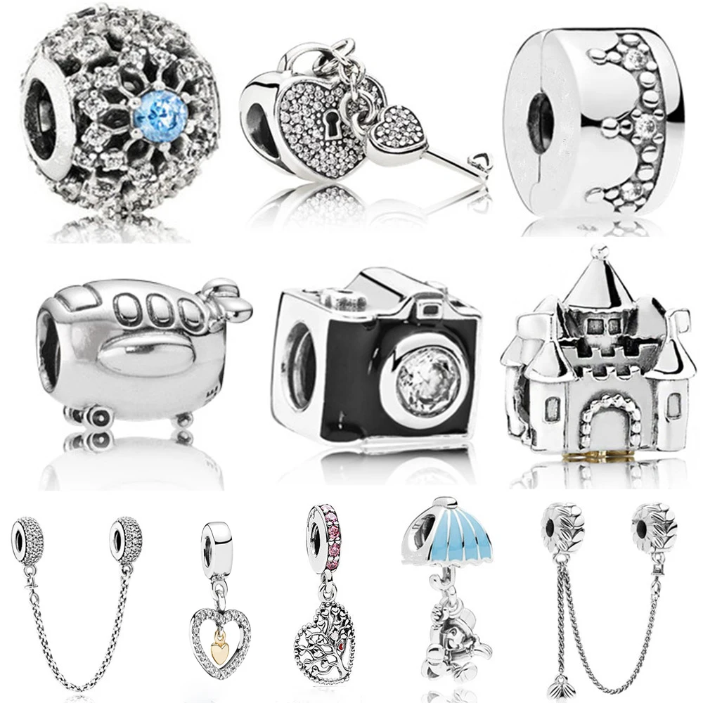 New fashion charm original spaceship Castle suitable beading and Pandora lady bracelet jewelry accessories DIY
New fashion charm original spaceship Castle suitable beading and Pandora lady bracelet jewelry accessories DIY