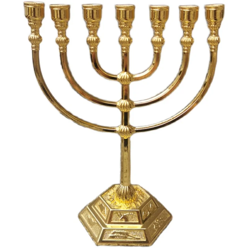Christian Home Gift Golden Lampstand Christian Home Decoration Romantic Metal Judaism Candlestick Candle Holders Candle Holder
Christian Home Gift Golden Lampstand Christian Home Decoration Romantic Metal Judaism Candlestick Candle Holders Candle Holder