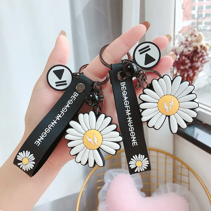 Flower Keychain For Women Silicone Trinket Charms Daisy Key Ring Girl Bags Pendant Jewelry Gifts Car Trinket Trend Accessories
Flower Keychain For Women Silicone Trinket Charms Daisy Key Ring Girl Bags Pendant Jewelry Gifts Car Trinket Trend Accessories