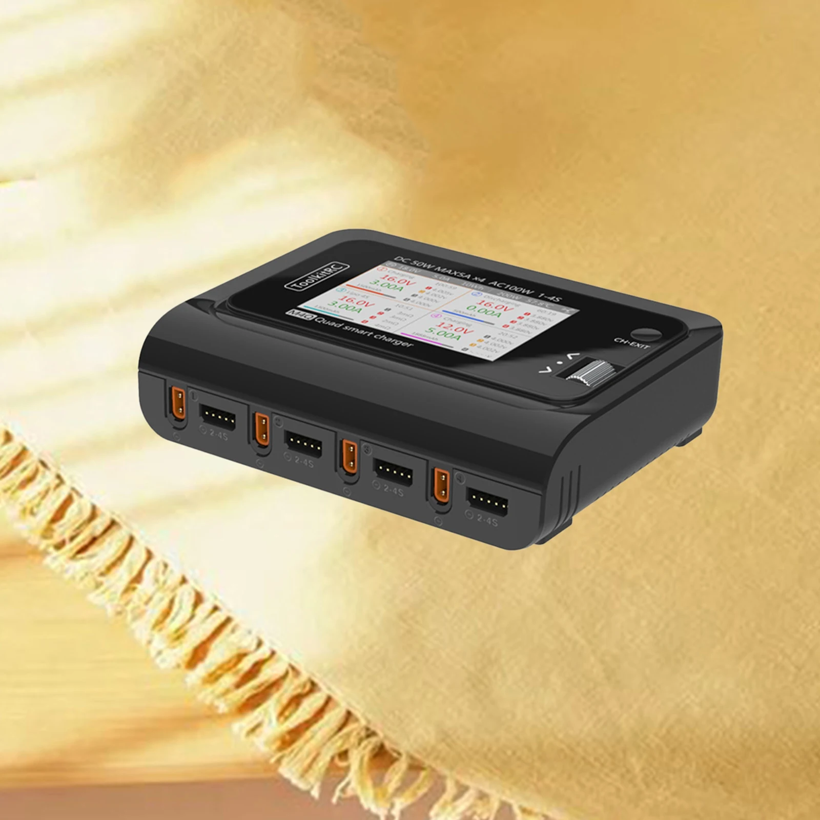 M4Q DC Smart Charger Balance Charger Discharger 1-4S LCD Hobby Battery Charger for RC FPV
M4Q DC Smart Charger Balance Charger Discharger 1-4S LCD Hobby Battery Charger for RC FPV