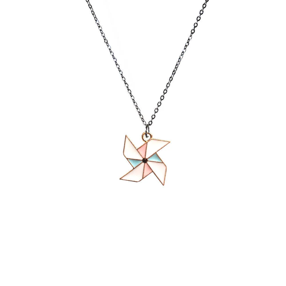 2021 Korea Fashion Pink Pinwheel Couple Necklace Retro Stitching Hip Hop Punk Necklace for Women and Men Chains
2021 Korea Fashion Pink Pinwheel Couple Necklace Retro Stitching Hip Hop Punk Necklace for Women and Men Chains