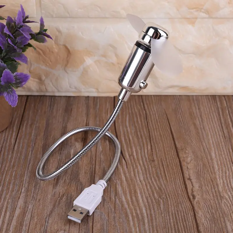 DC 5V Office Outdoor Universal Flexible USB Fan Air Cooling Cooler For Laptop Desktop PC Computer USB Charger Powerbank Silver
DC 5V Office Outdoor Universal Flexible USB Fan Air Cooling Cooler For Laptop Desktop PC Computer USB Charger Powerbank Silver