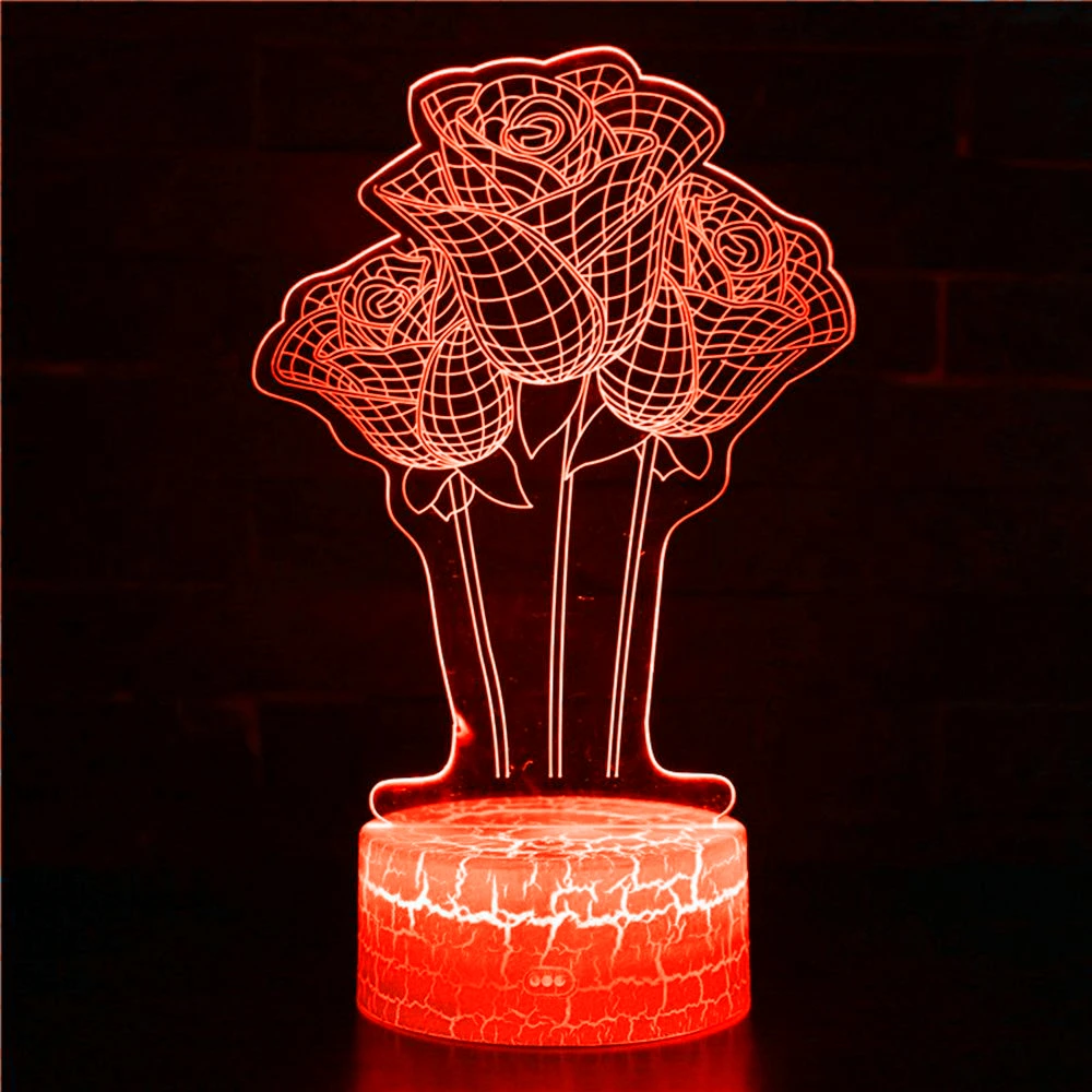 Romantic love rose doll kawaii 3D light heart-shaped balloon LED night light decoration table lamp Valentine's Day birthday gift
Romantic love rose doll kawaii 3D light heart-shaped balloon LED night light decoration table lamp Valentine's Day birthday gift