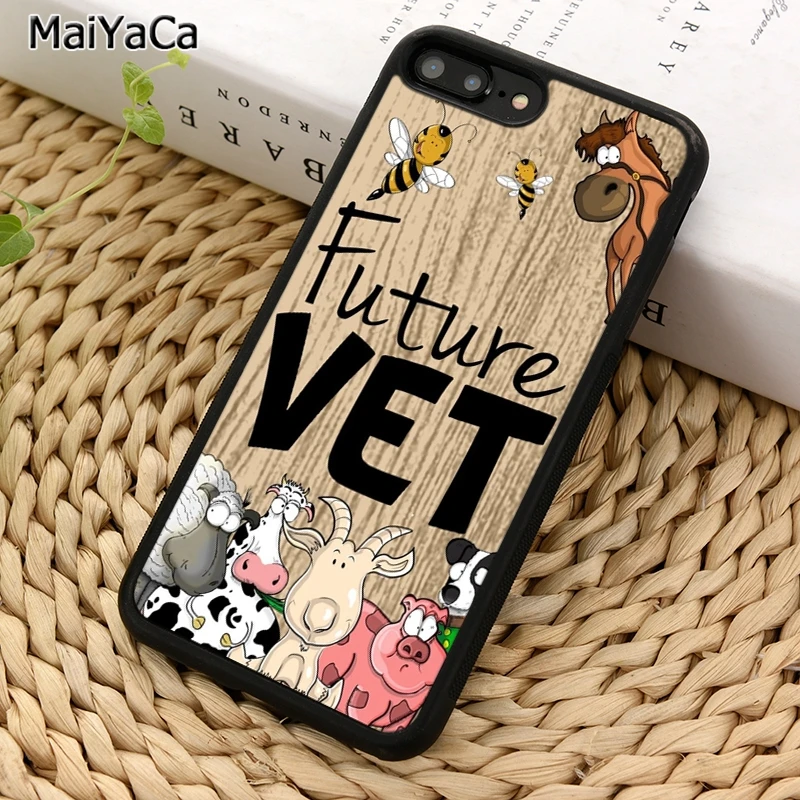 MaiYaCa будущий ветеринарный чехол для телефона с животными iPhone X XR XS 11 12 Pro MAX 5 6 7 8 Plus