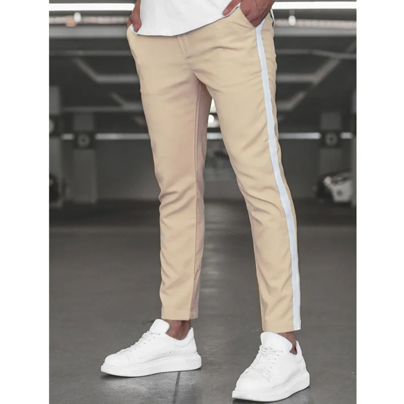 Casual Pants Men Skinny Trousers Track Bottom Sweatpants Gyms Fitness Man Pant Side Stripe Fashion Men Joggers Pants
Casual Pants Men Skinny Trousers Track Bottom Sweatpants Gyms Fitness Man Pant Side Stripe Fashion Men Joggers Pants