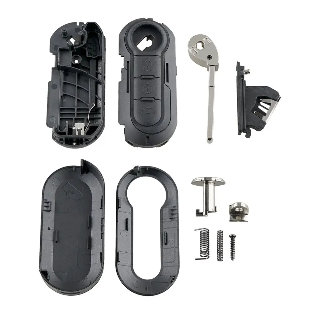 3 Button Car Folding Key Case Car Key Protective Shell Flip Remote Key Small and Light For Car Accessories
3 Button Car Folding Key Case Car Key Protective Shell Flip Remote Key Small and Light For Car Accessories