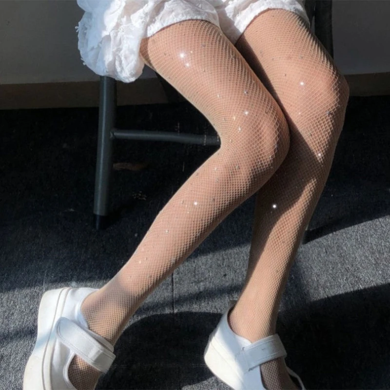 Diamond Tights Small Mesh Tight with Rhinestone Stockings Sexy Ultra-Thin Fishnet Hot Shiny Pantyhose for Women Girl
Diamond Tights Small Mesh Tight with Rhinestone Stockings Sexy Ultra-Thin Fishnet Hot Shiny Pantyhose for Women Girl