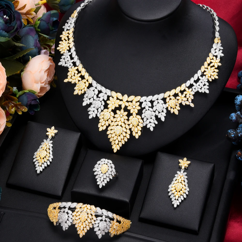 kellybola Jewel Dubai Exclusive Boutique Gorgeous Full Cubic Zirconia Jewelry Set Women's Wedding Jewelry Accessories
kellybola Jewel Dubai Exclusive Boutique Gorgeous Full Cubic Zirconia Jewelry Set Women's Wedding Jewelry Accessories
