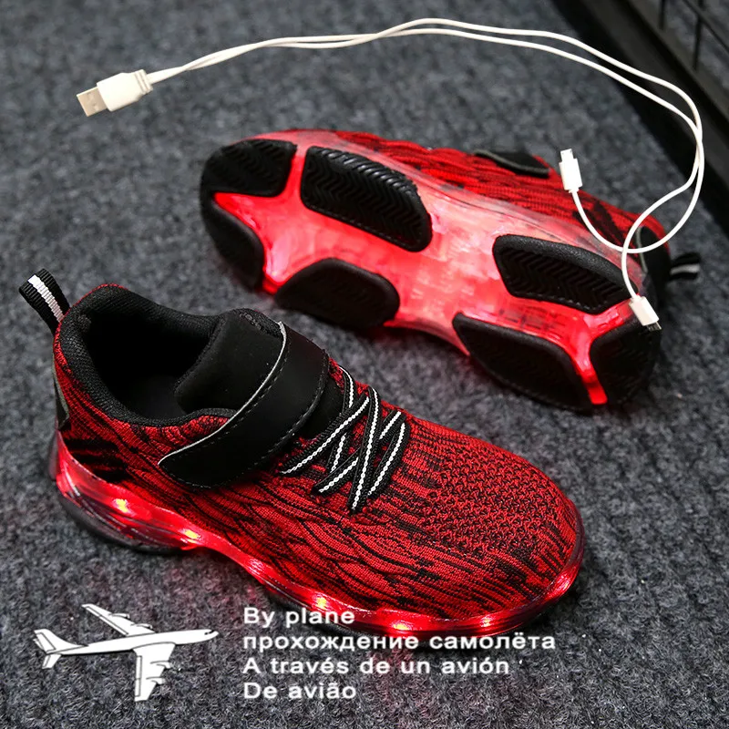 Size 25-37 Kids Led USB Recharge Glowing Shoes Children's Hook Loop Shoes Children's Glowing Sneakers Kids Led Luminous Shoes
Size 25-37 Kids Led USB Recharge Glowing Shoes Children's Hook Loop Shoes Children's Glowing Sneakers Kids Led Luminous Shoes