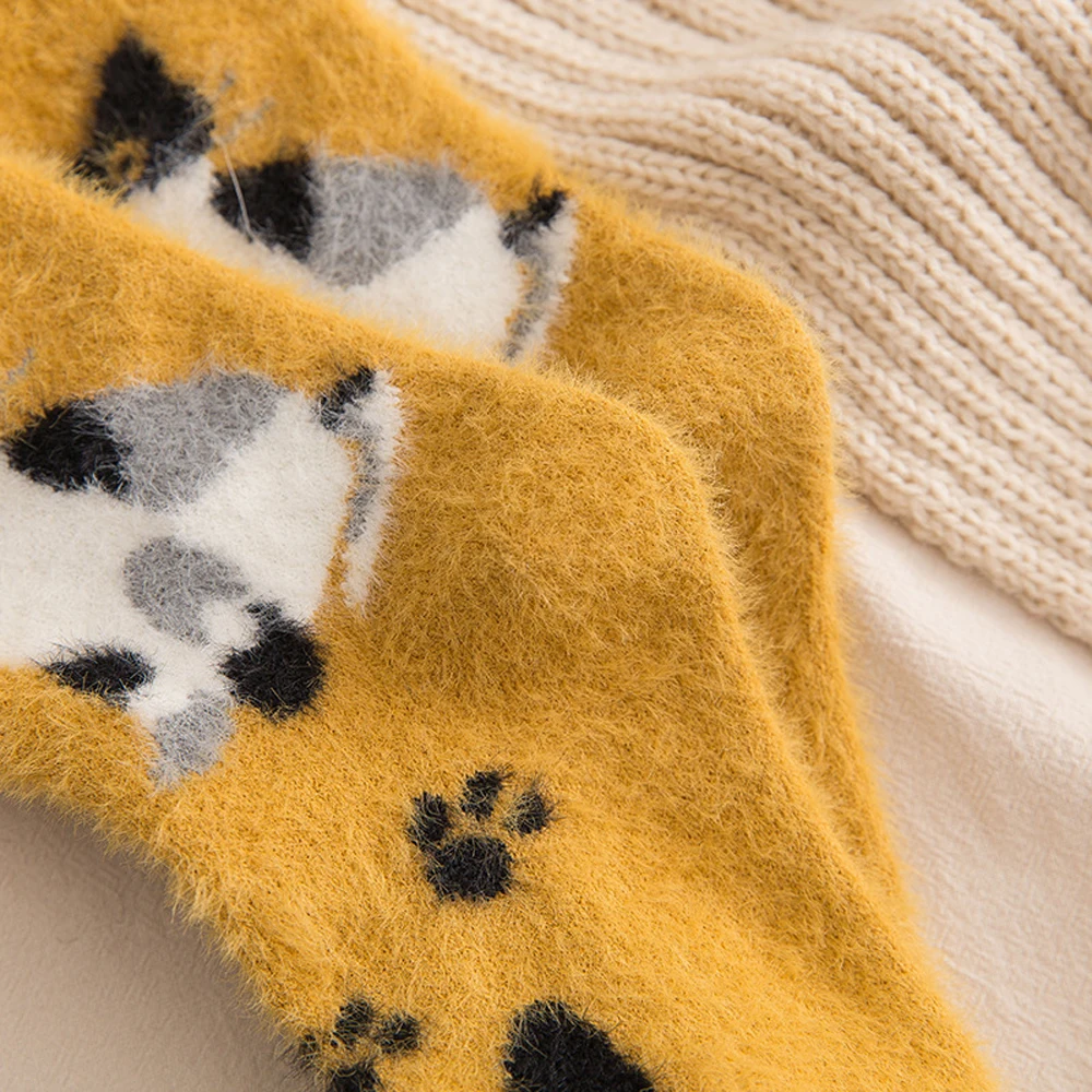 Vintage Winter Mink Hair Thickening Women Socks Girl Retro Cute Cat Sock Warm Ladies Tube Sweet Floor Home Sleep Funny Socks
Vintage Winter Mink Hair Thickening Women Socks Girl Retro Cute Cat Sock Warm Ladies Tube Sweet Floor Home Sleep Funny Socks