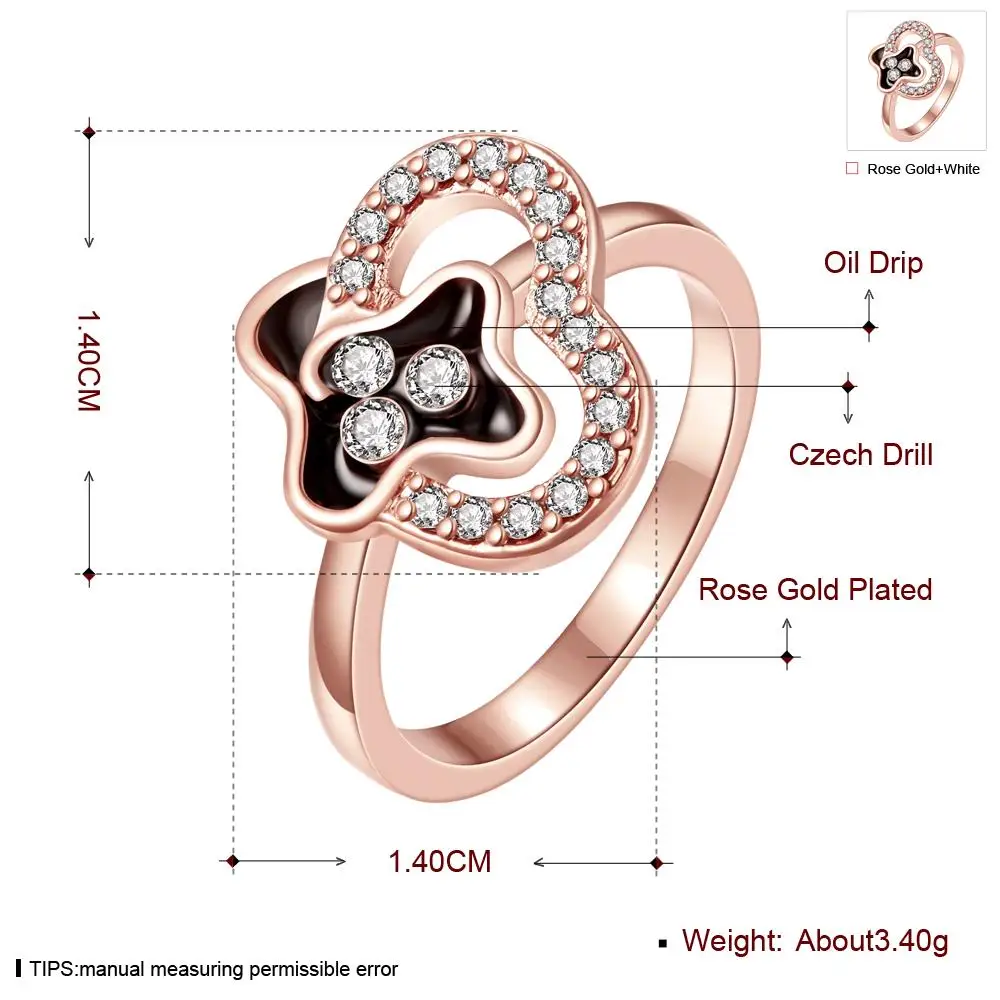 Fashion Shadow of Butterfly Ring with Shiny Rhinestones Elegant for Party for Women Rose Gold Plated Jewelry LKN18KRGPR714-C
Fashion Shadow of Butterfly Ring with Shiny Rhinestones Elegant for Party for Women Rose Gold Plated Jewelry LKN18KRGPR714-C