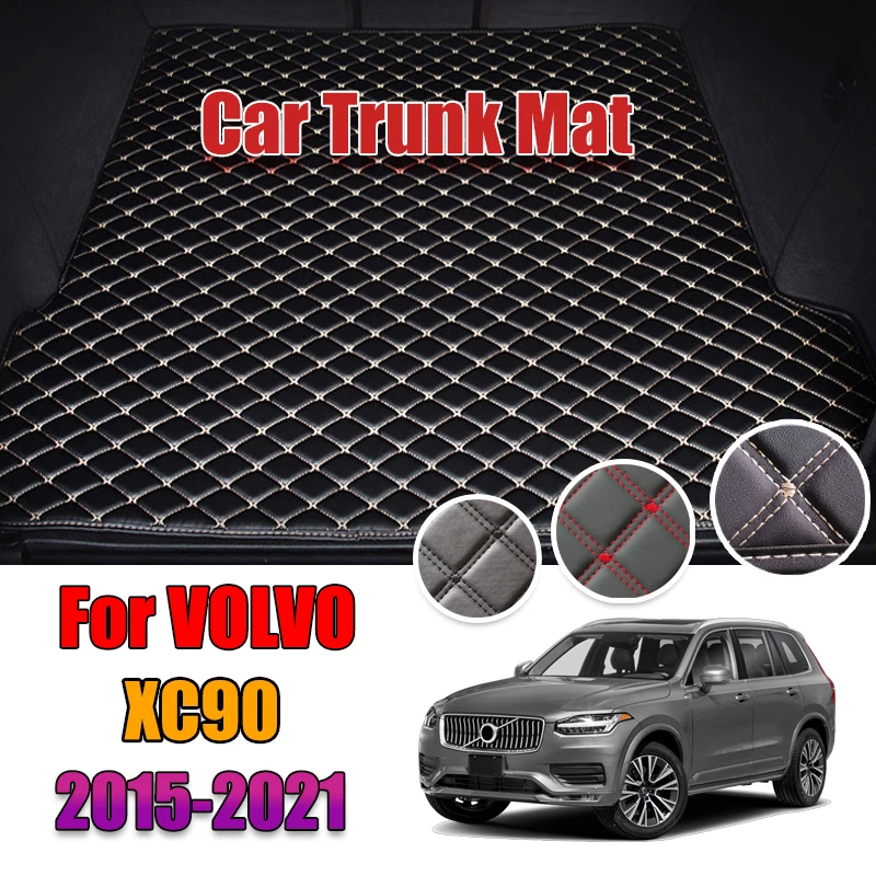 Кожаные Коврики для багажника на заказ для Volvo XC90 2015-2021, напольный коврик для заднего багажника, поднос, ковер, грязь
Кожаные Коврики для багажника на заказ для Volvo XC90 2015-2021, напольный коврик для заднего багажника, поднос, ковер, грязь