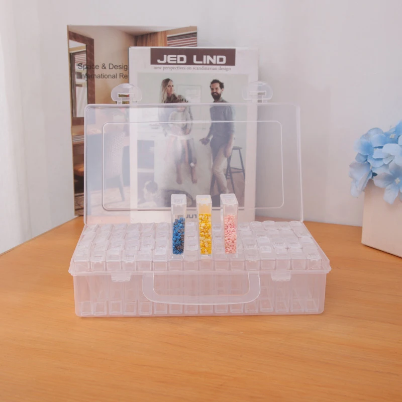 Plastic Diamond Painting Storage Box Diamond Painting Accessories 28/64 Slot Bottles Container Storage Box Rhinestone Holder
Plastic Diamond Painting Storage Box Diamond Painting Accessories 28/64 Slot Bottles Container Storage Box Rhinestone Holder