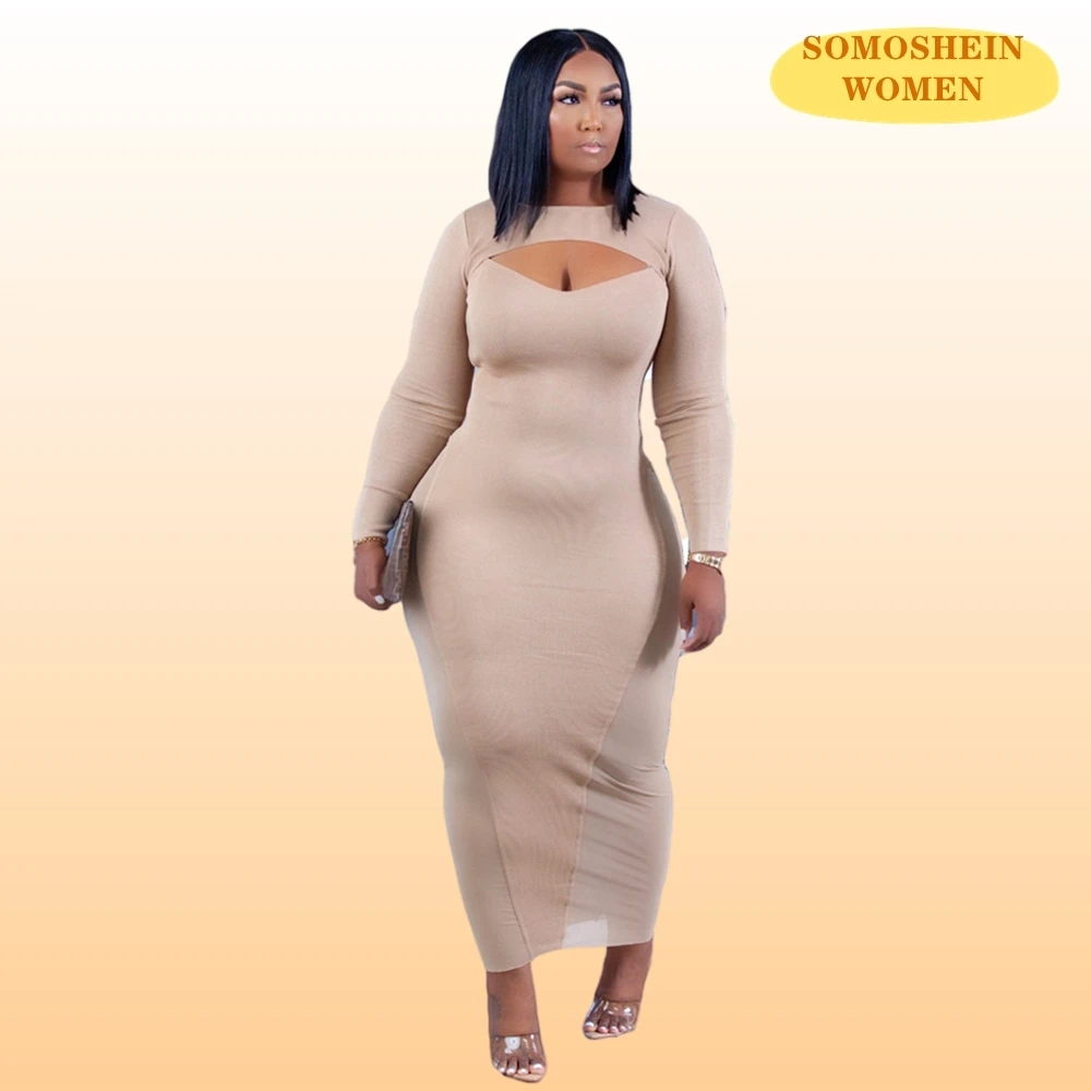 Женское платье с вырезами на груди, однотонное
Женское платье с вырезами на груди, однотонное