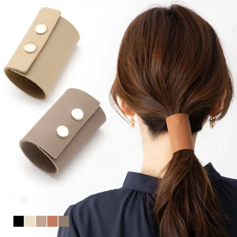 Pu Leather Foldable Headband Women Girl Magic Scrunchie Hairband Hollow Tail Hair Accessories Headwear Hair Styling
Pu Leather Foldable Headband Women Girl Magic Scrunchie Hairband Hollow Tail Hair Accessories Headwear Hair Styling