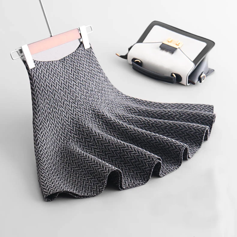 2020 Spring Knitting High Waist Jacquard A-Line Skirts Saia Faldas Women Sexy Mini Skirt Clothes Jupe Femme
2020 Spring Knitting High Waist Jacquard A-Line Skirts Saia Faldas Women Sexy Mini Skirt Clothes Jupe Femme