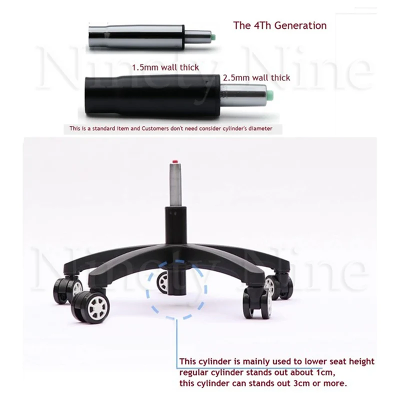 4th Generation Chair Gas Lift Cylinder Replacement Pneumatic Shock Stroke Office Parts Height Lowering Sinking
4th Generation Chair Gas Lift Cylinder Replacement Pneumatic Shock Stroke Office Parts Height Lowering Sinking