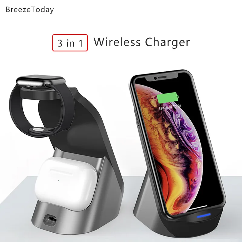 Беспроводное зарядное устройство 3 в 1 15 Вт QI для iPhone 12 11 X iWatch Apple Watch 1 2 3 4 5 Airpods 2 Pro
Беспроводное зарядное устройство 3 в 1 15 Вт QI для iPhone 12 11 X iWatch Apple Watch 1 2 3 4 5 Airpods 2 Pro