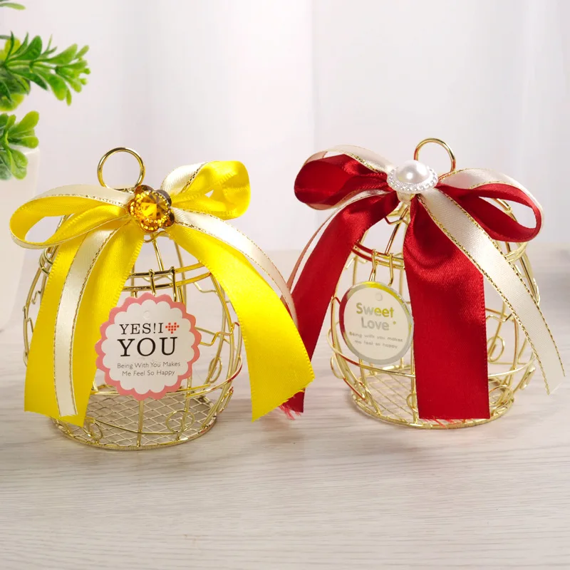 5pcs Golden iron cage candy boxRound golden bird cage candy box Creative bird cage wedding candy box wedding birthday party deco
5pcs Golden iron cage candy boxRound golden bird cage candy box Creative bird cage wedding candy box wedding birthday party deco