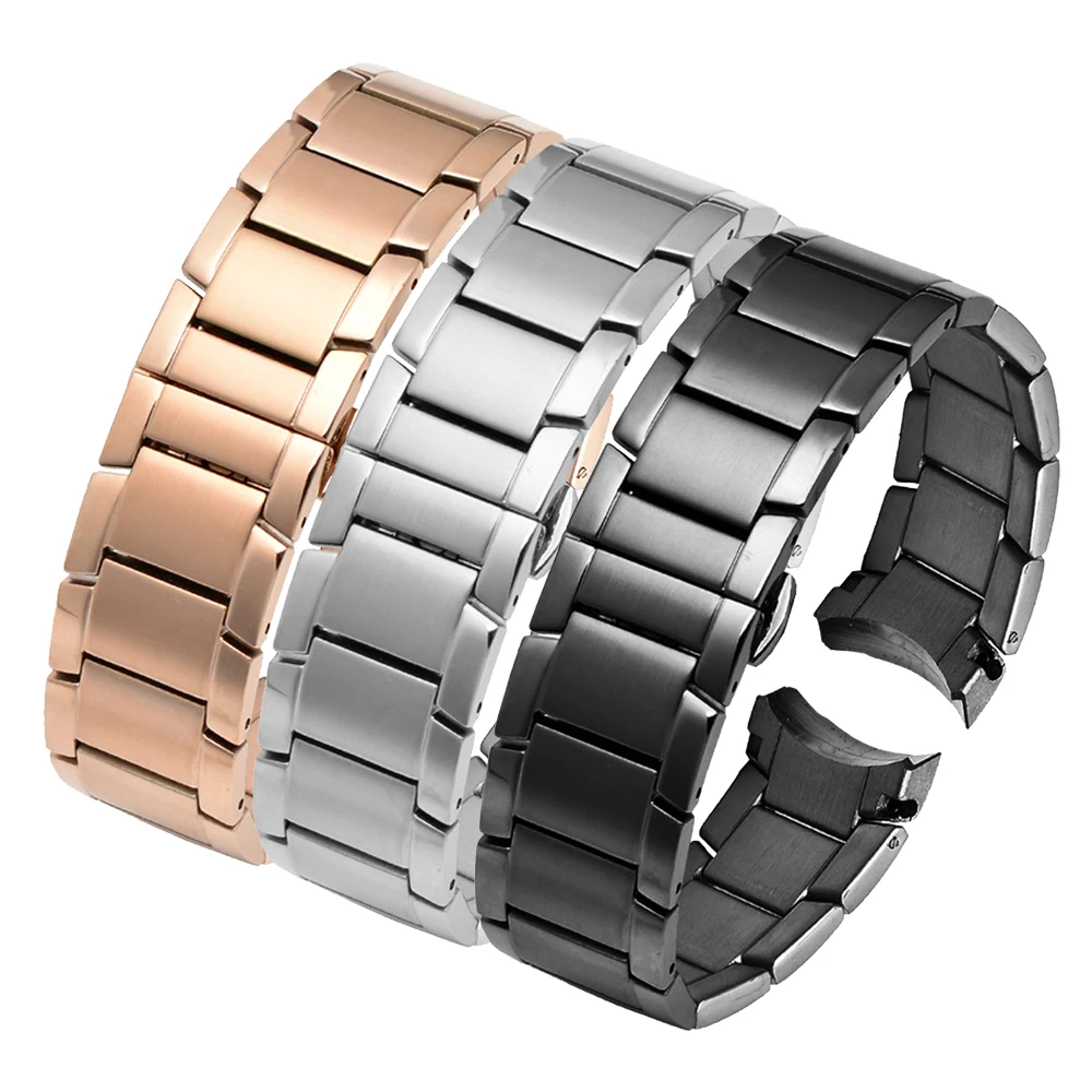 Ремешок из нержавеющей стали 22 мм для часов Armani AR2448 AR2434 AR1452 AR2432 AR2435 металлический