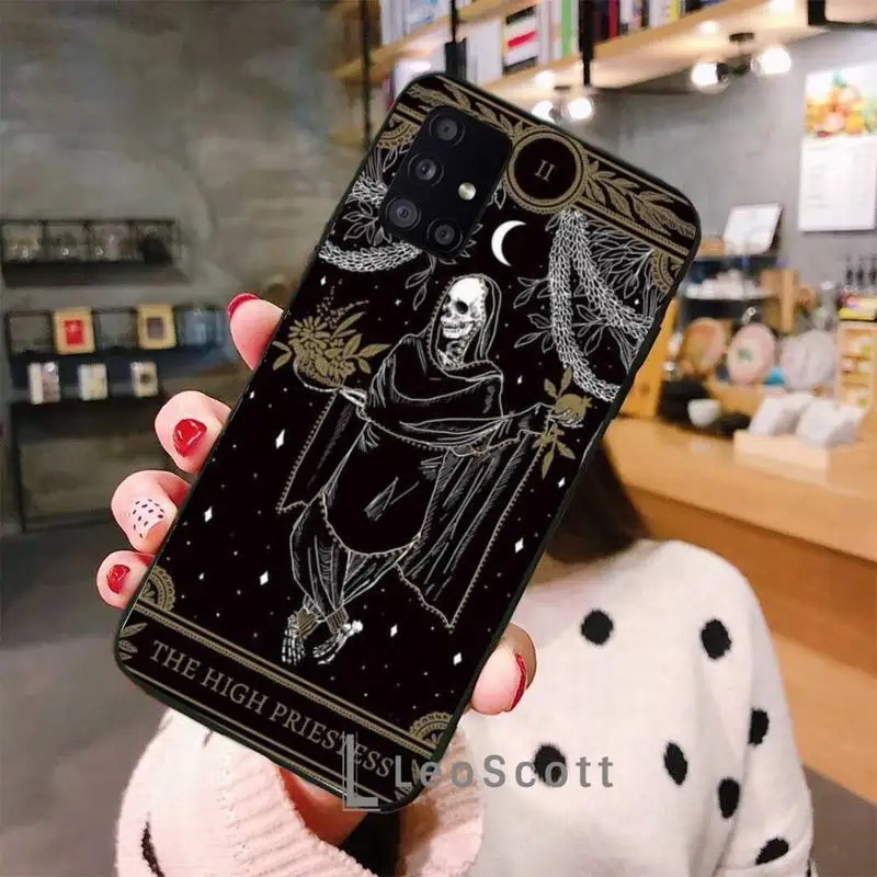 Tarot Constellation Skeleton Phone Case For Samsung A40 A50 A51 A71 A20E A20S S8 S9 S10 S20 Plus note 20 ultra 4G 5G
Tarot Constellation Skeleton Phone Case For Samsung A40 A50 A51 A71 A20E A20S S8 S9 S10 S20 Plus note 20 ultra 4G 5G