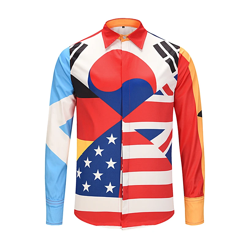 Seestern brand long sleeve men's color matching multinational flag shirt Star Korean stripe fashion 2021 new men shirts tops
Seestern brand long sleeve men's color matching multinational flag shirt Star Korean stripe fashion 2021 new men shirts tops
