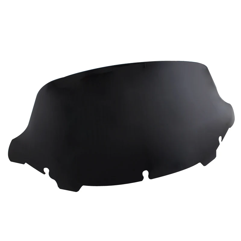 

Motorcycle Black 10.5" Wave Windshield Windscreen Fairing Air Deflector For Harley Touring Street Glide FLHX FLHT 14-Up