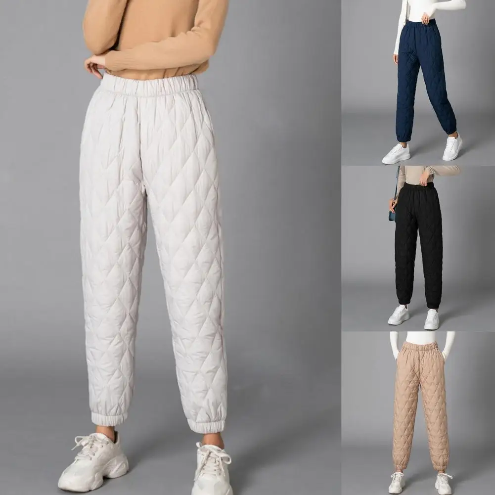 Модные прямые брюки с подкладкой, устойчивые к холоду однотонные ромбовидные стеганые брюки, женские брюки, женские брюки
Модные прямые брюки с подкладкой, устойчивые к холоду однотонные ромбовидные стеганые брюки, женские брюки, женские брюки