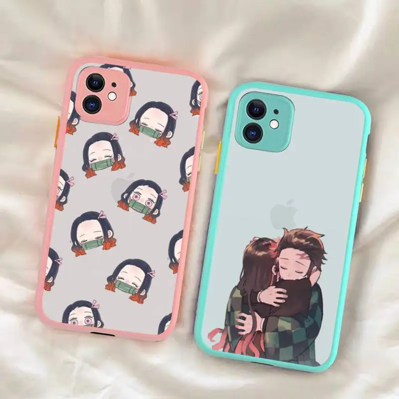 YNDFCNB Demon Slayer Nezuko Phone Case for iPhone X XR XS 7 8 Plus 11 12 13 pro MAX 13mini Translucent Matte Shockproof Case
YNDFCNB Demon Slayer Nezuko Phone Case for iPhone X XR XS 7 8 Plus 11 12 13 pro MAX 13mini Translucent Matte Shockproof Case